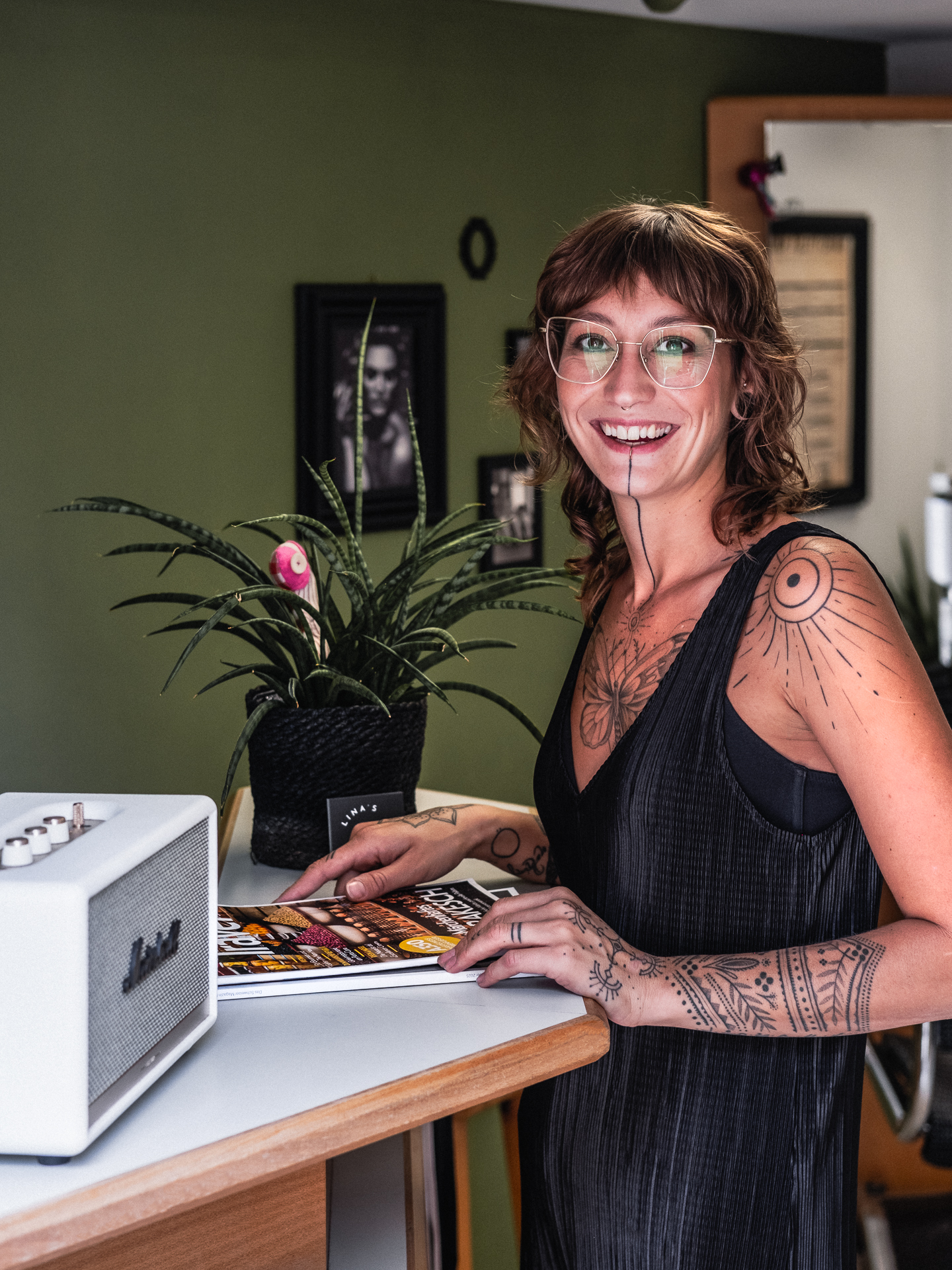 Melina Lehmann, Inhaberin von Lina's Hairlounge Weinfelden, im Salon